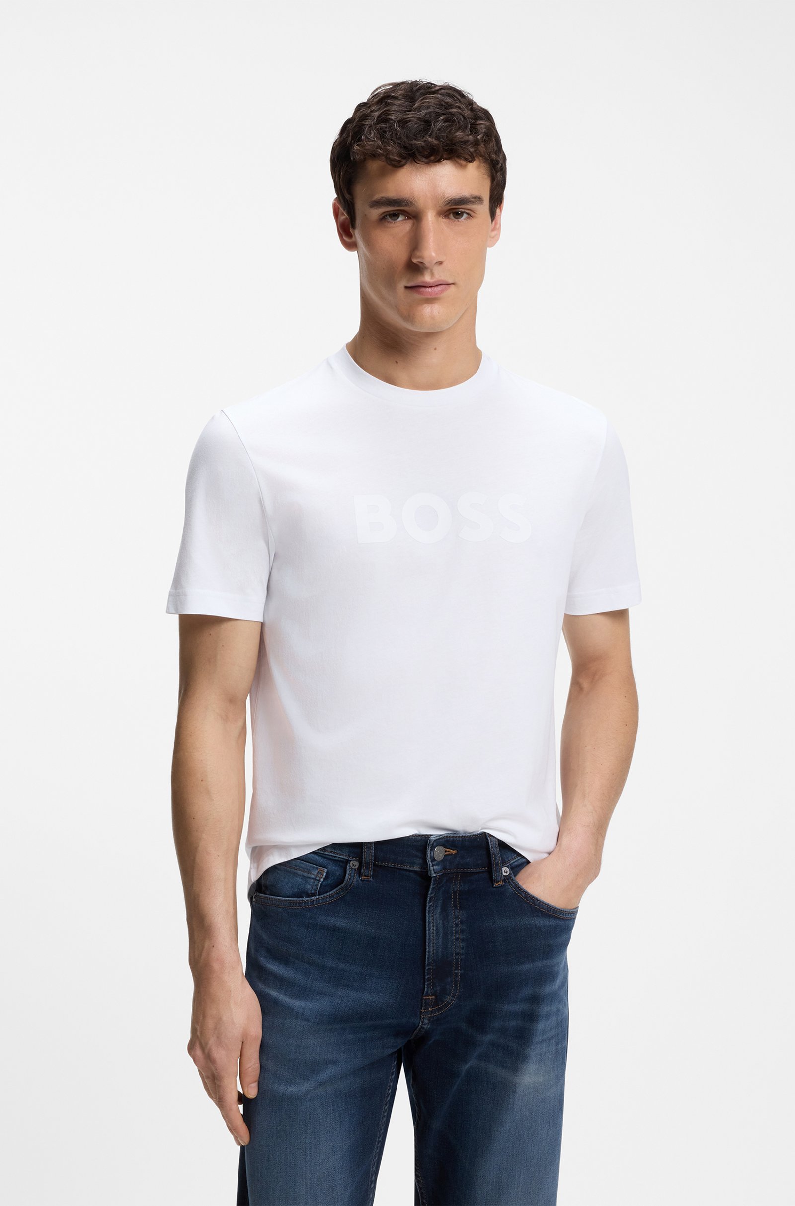 T-shirt logo moderne – HUGO BOSS - 50566504-100 - Hugo Boss
