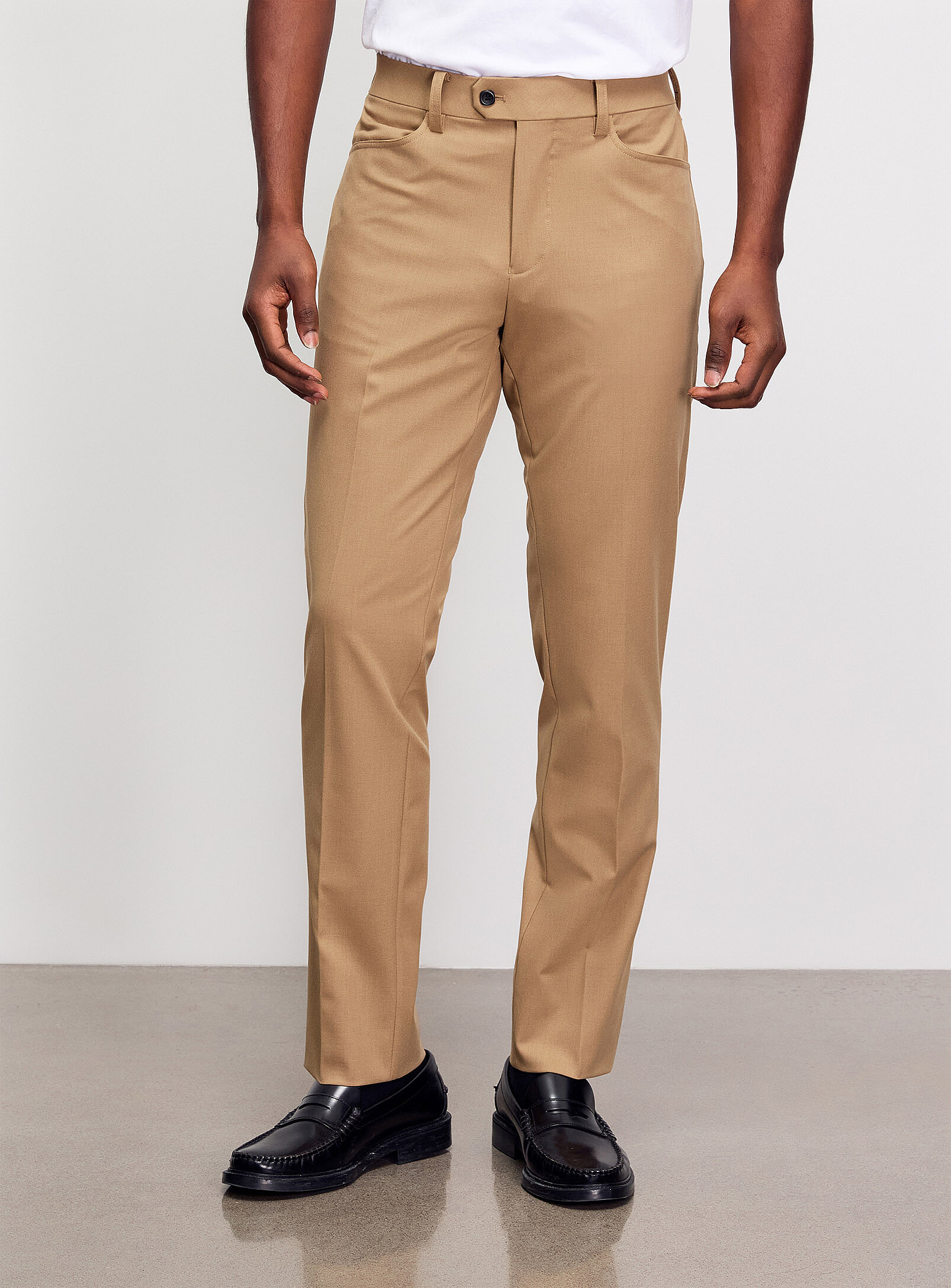 Pantalon monochrome stretch coupe droite – CITADIN - 11S18PHT - Citadin