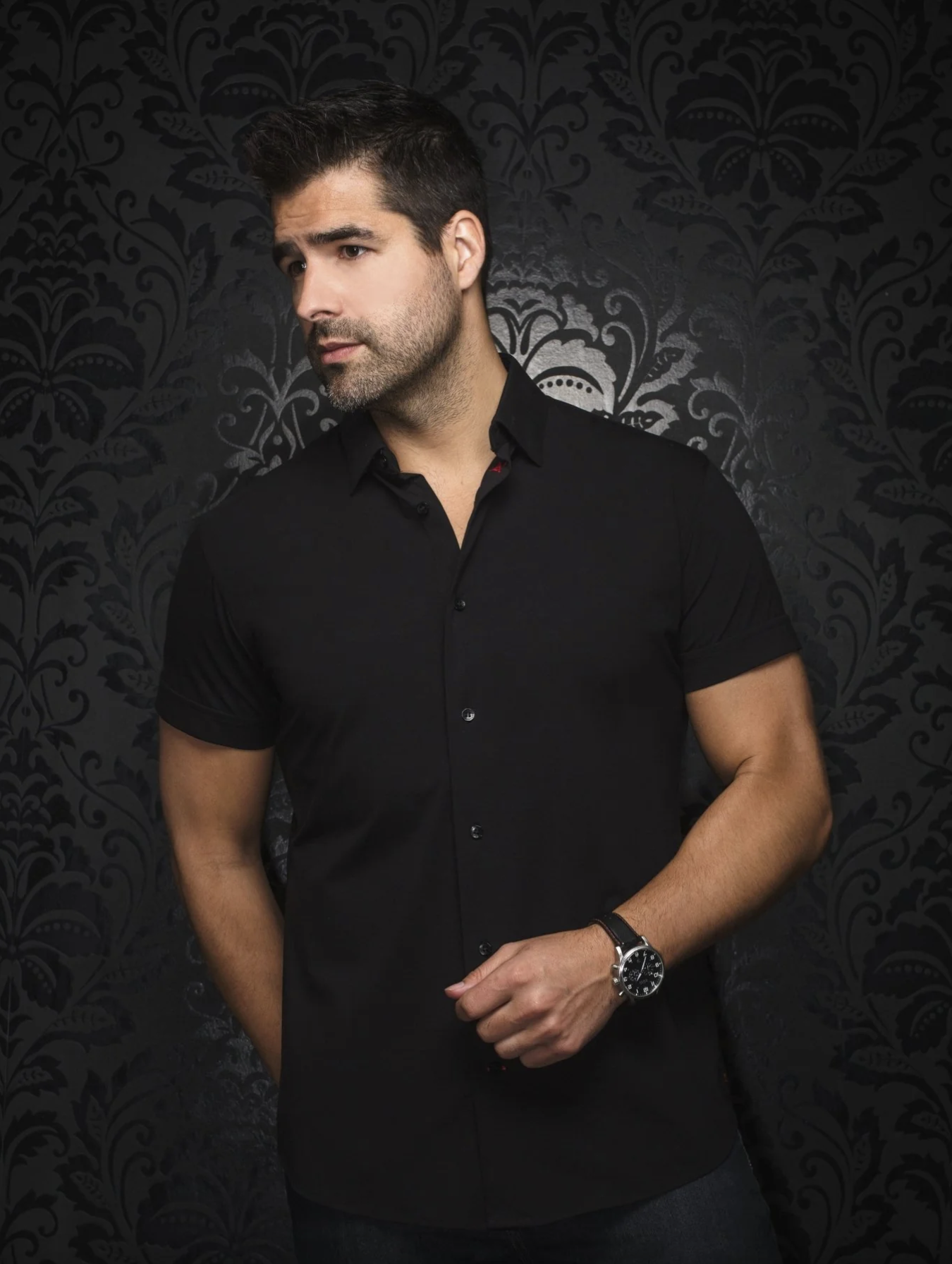 Chemise Alex SLD Manches Courtes - AU NOIR - SLD-SS - AU NOIR
