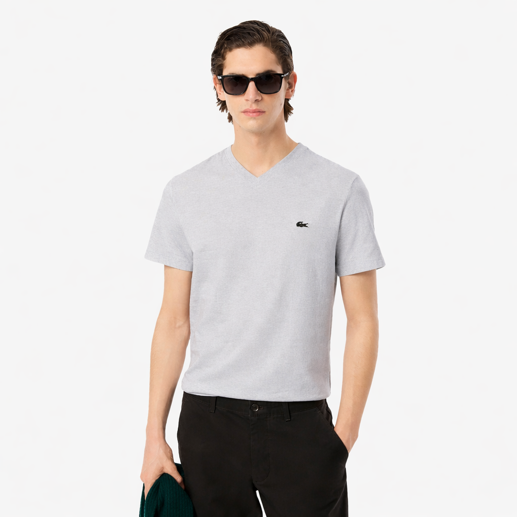 T-shirt col V classique – LACOSTE - TH5077-CCA - LACOSTE