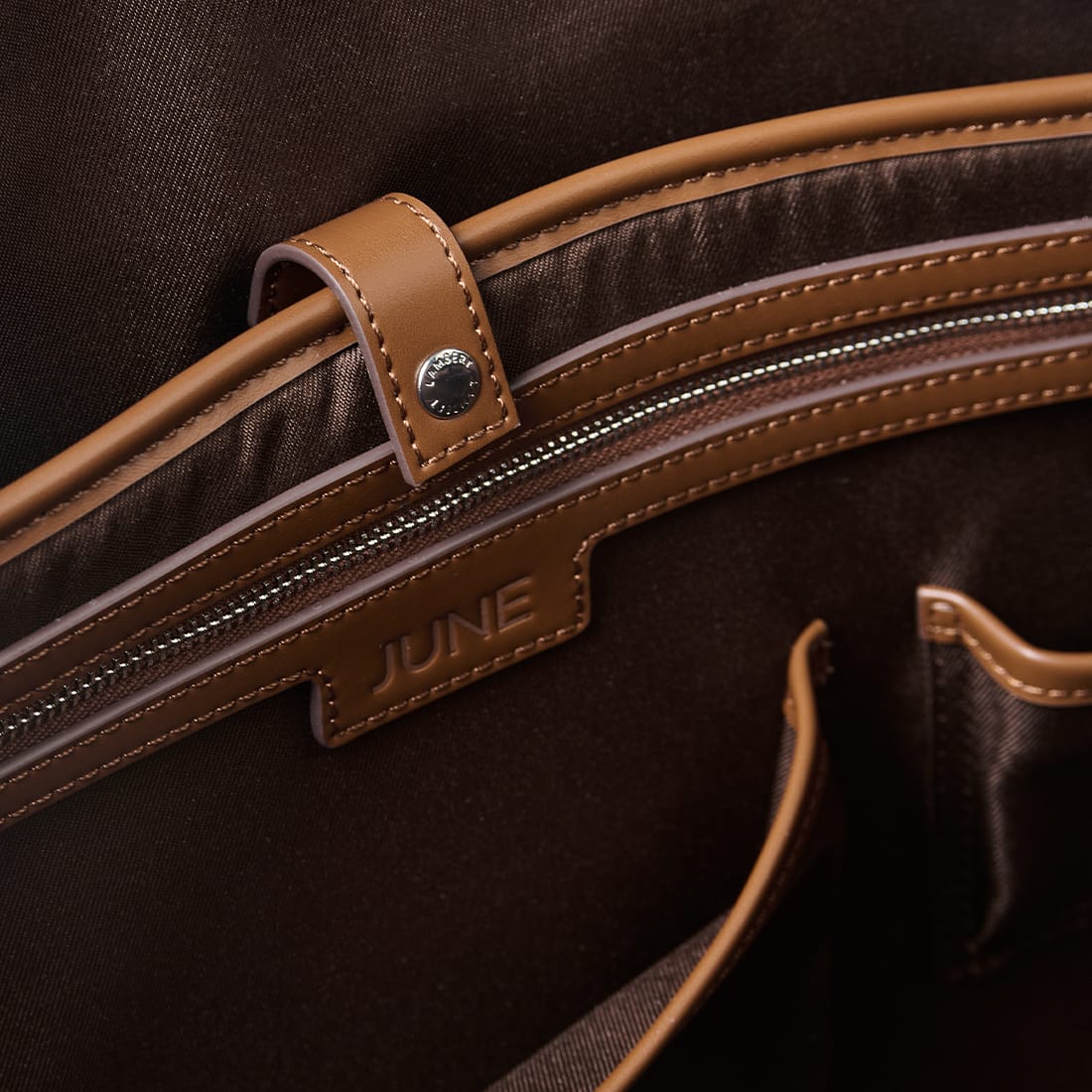 Sac de voyage en cuir vegan June - LAMBERT