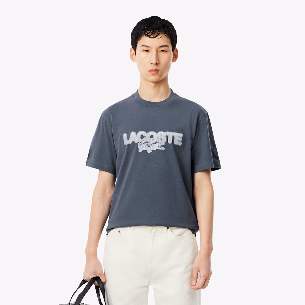 T-shirt en jersey imprimé - LACOSTE - TH9673-7EZ - LACOSTE