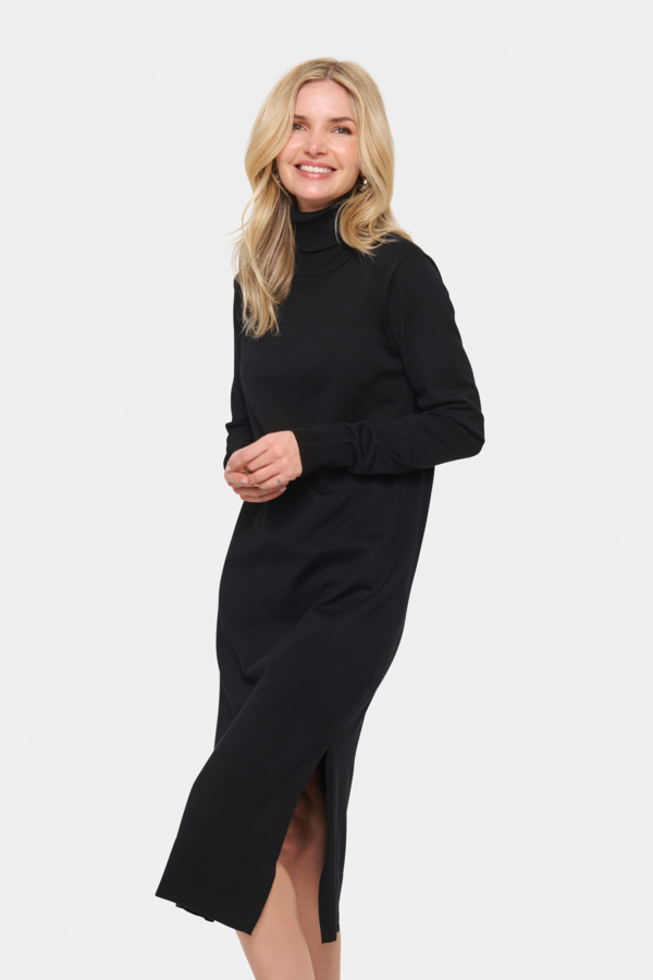 Robe longue à col roulé Mila - SAINT-TROPEZ