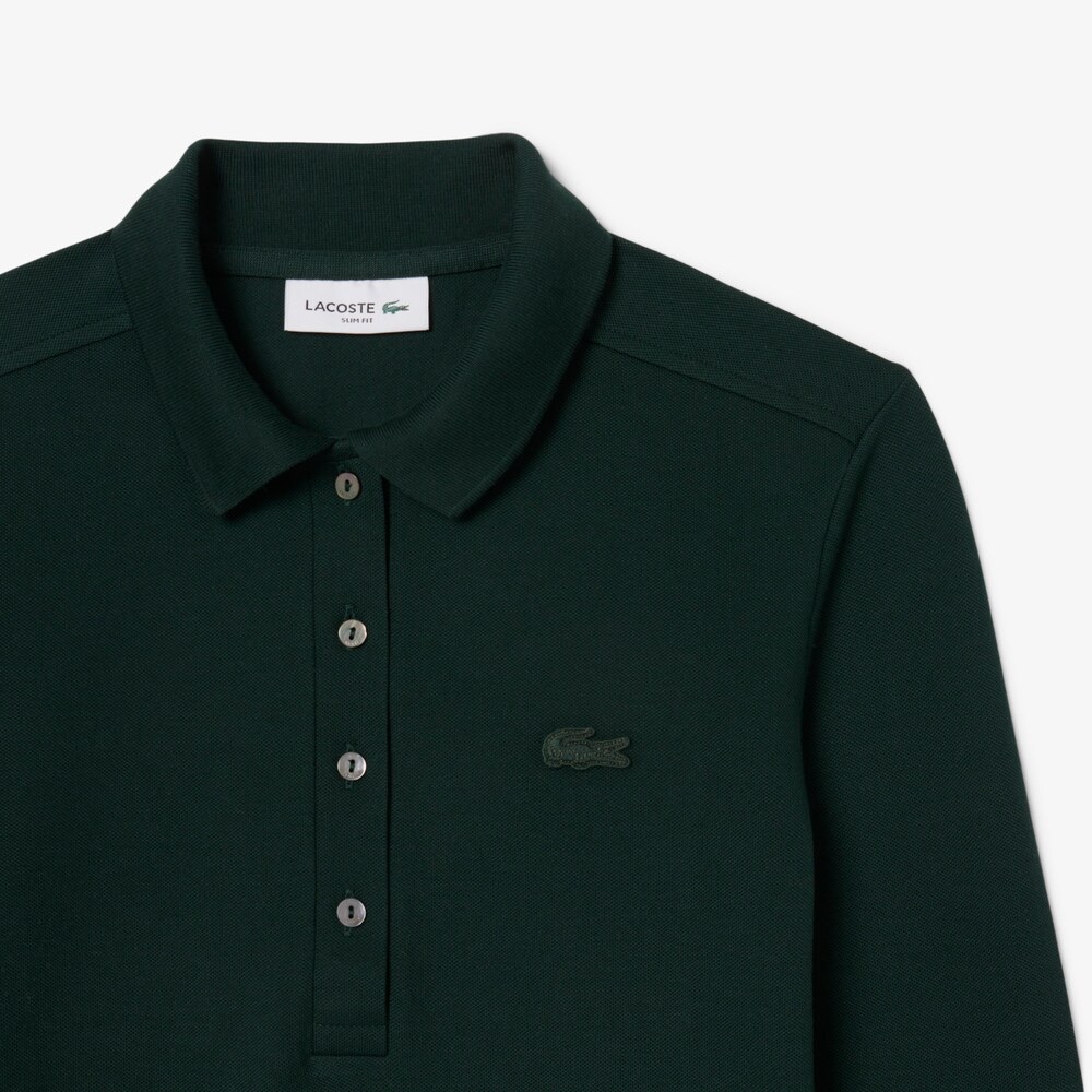 Polo slim fit manches longues - LACOSTE