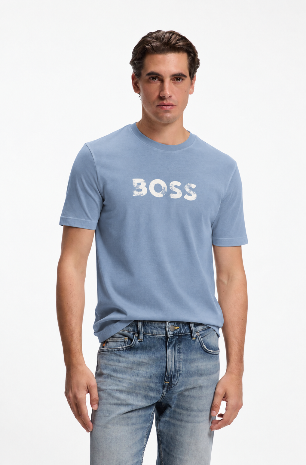 T-shirt en jersey Te_Effect – HUGO BOS - 50571286 - Hugo Boss