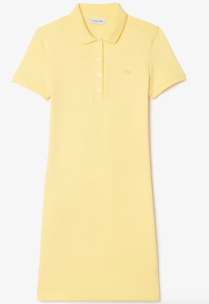 Robe polo en piqué de coton stretch - LACOSTE - EF5473 - LACOSTE
