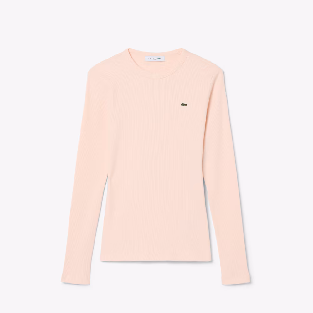 T-shirt slim fit coton côtelé - LACOSTE - TF1692-N6I - LACOSTE