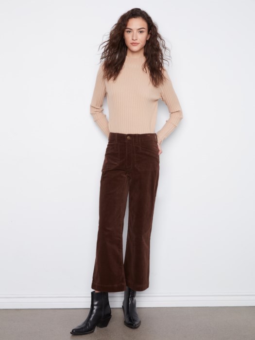 Pantalon court jambe large - CHARLIE B 