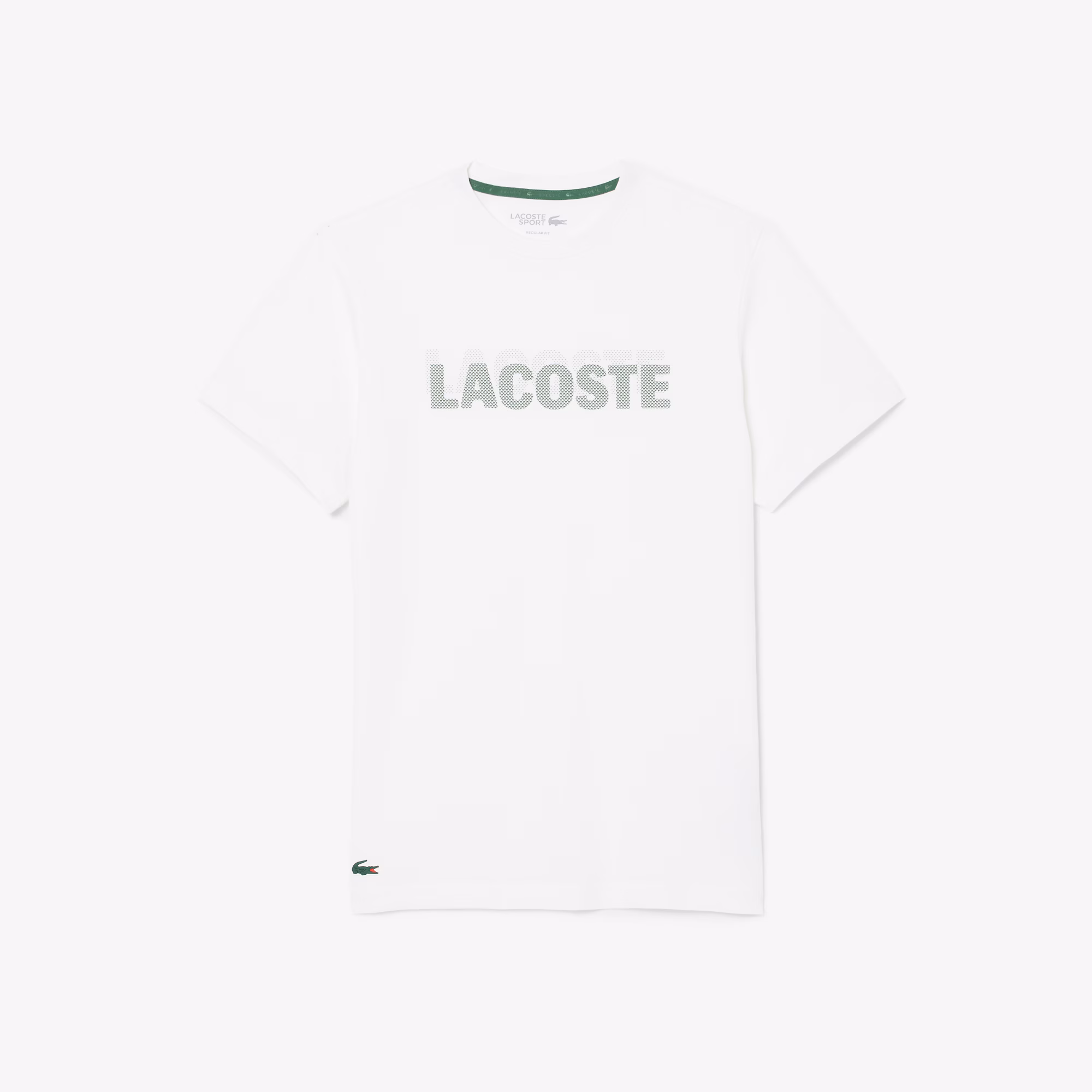 T-shirt sport à logo contrasté – LACOSTE
