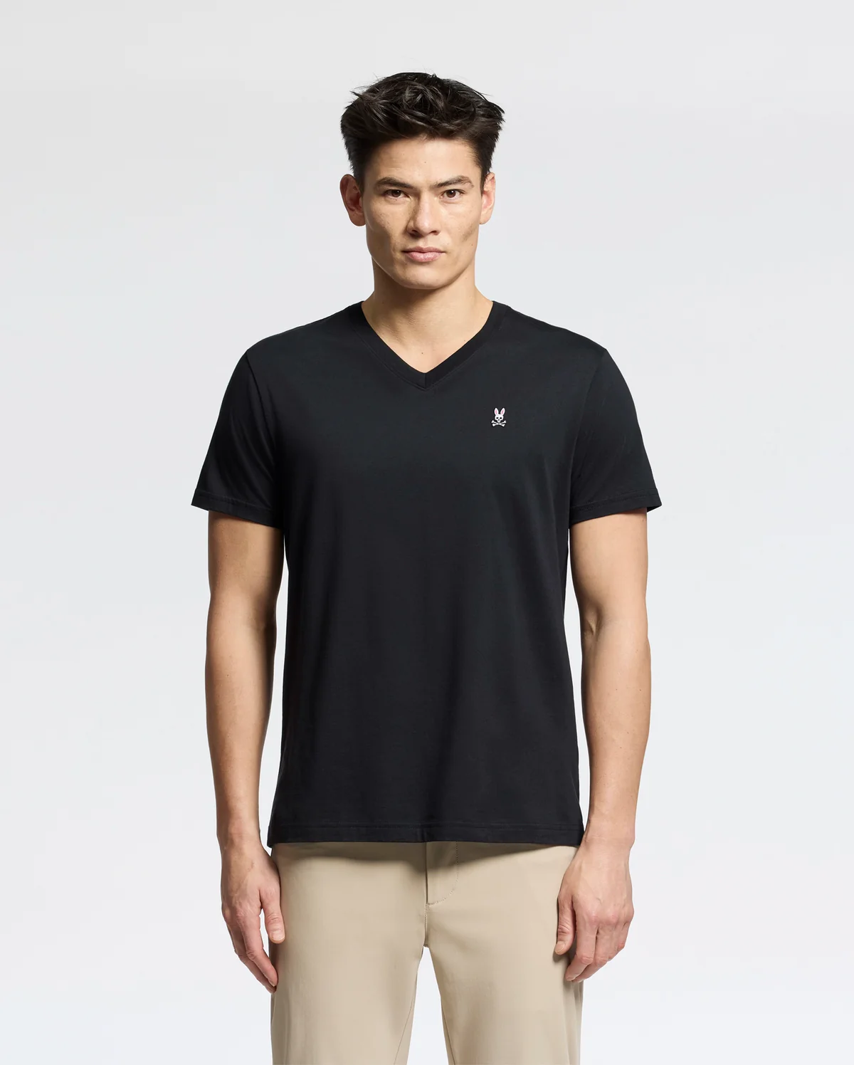 T-shirt col en V classique – PSYCHO BUNNY - B6U100ARPC - Psycho Bunny