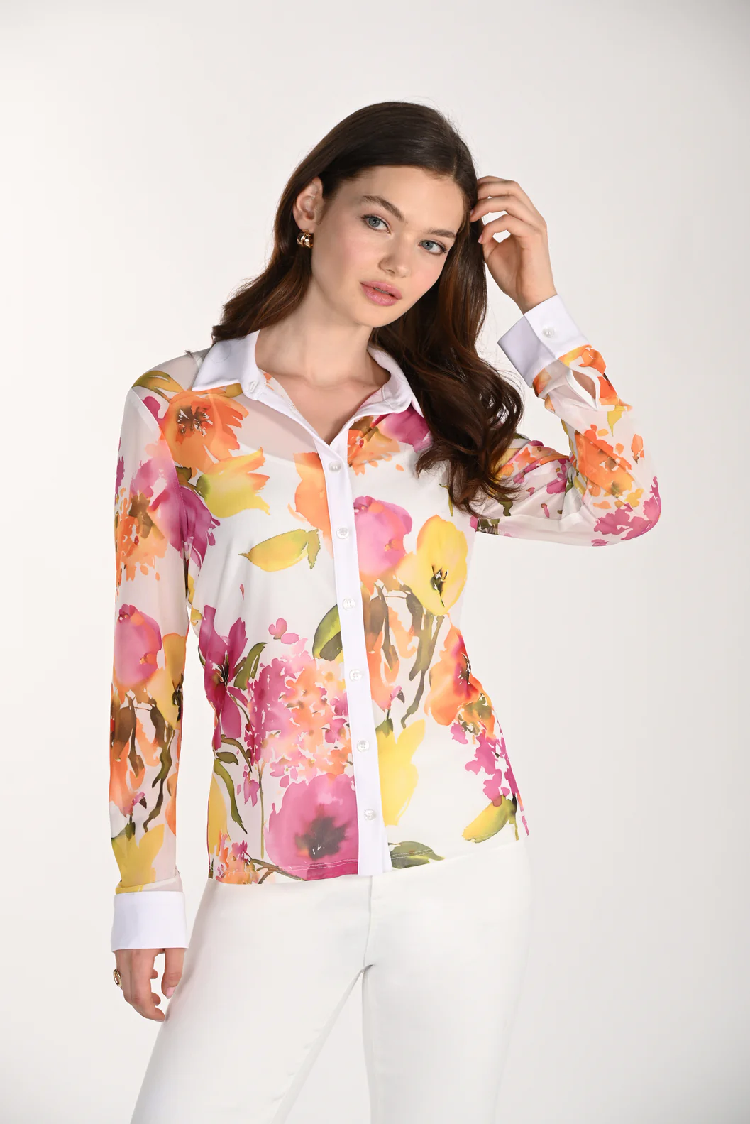 Blouse florale – FRANK LYMAN - 261355 - Frank Lyman