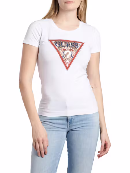 T-shirt Paisley Triangle – GUESS - W6YI25K4344 - Guess
