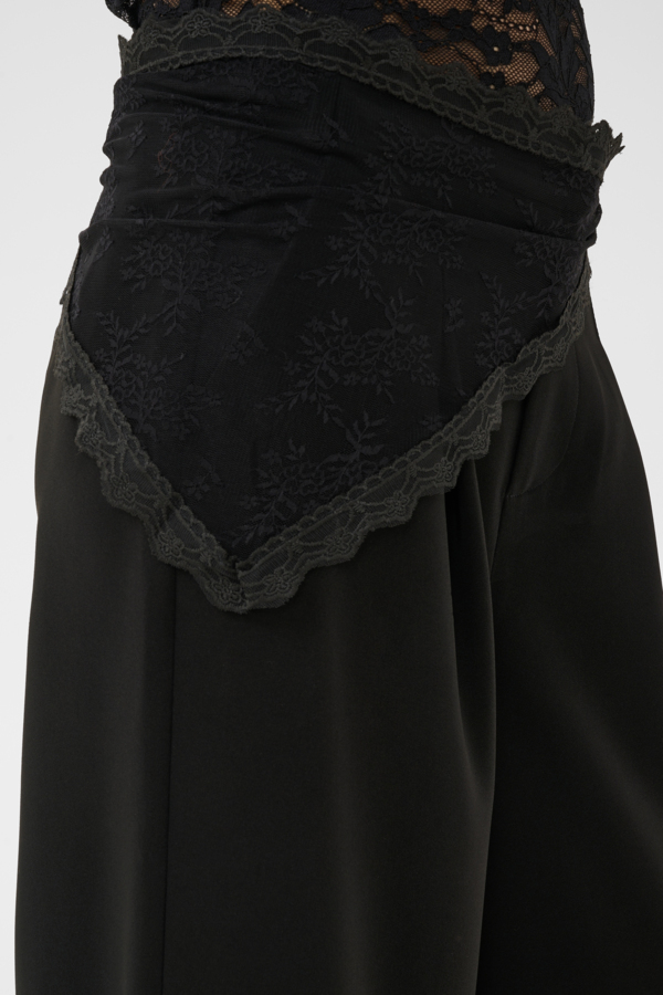 Pantalon ceinturé Bine – CREAM