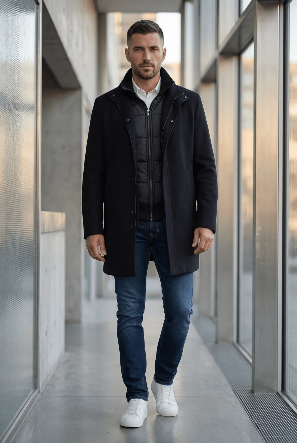 Manteau élégant Watson – AU NOIR - WATSON - AU NOIR