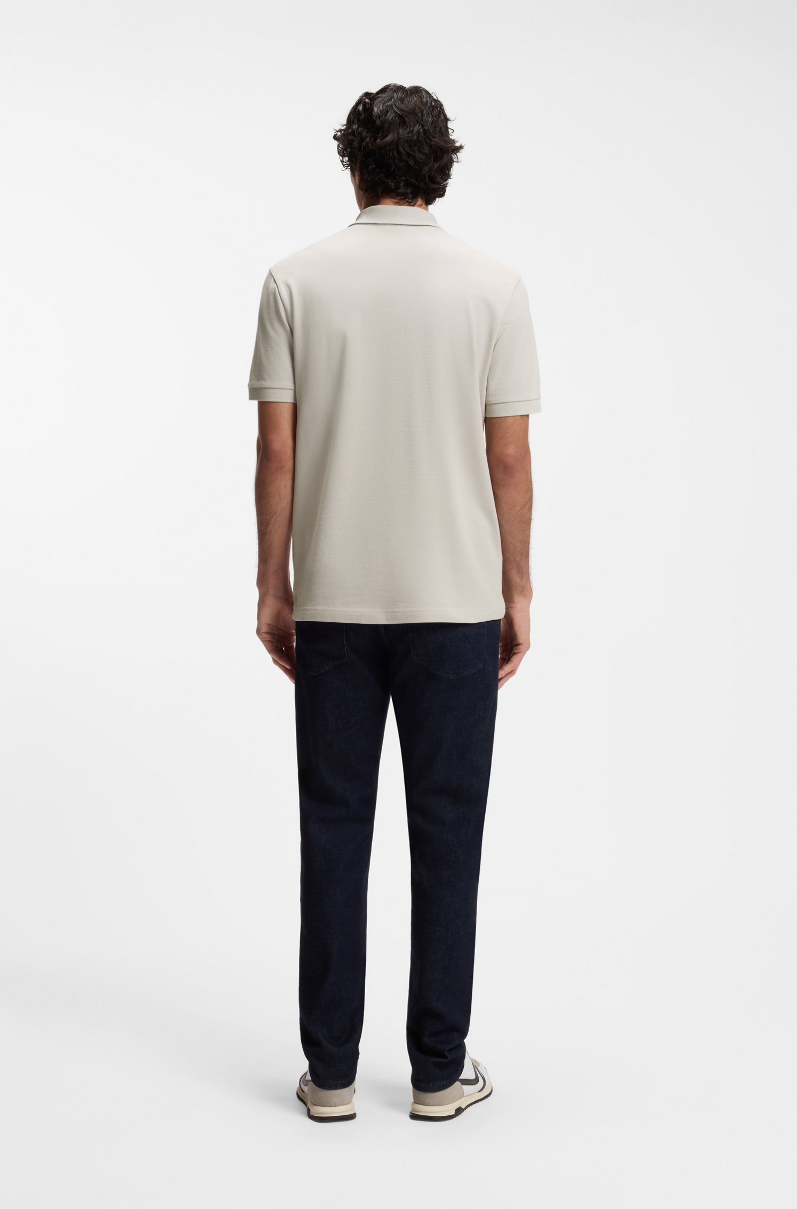 Polo Passerzip en coton extensible – HUGO BOSS