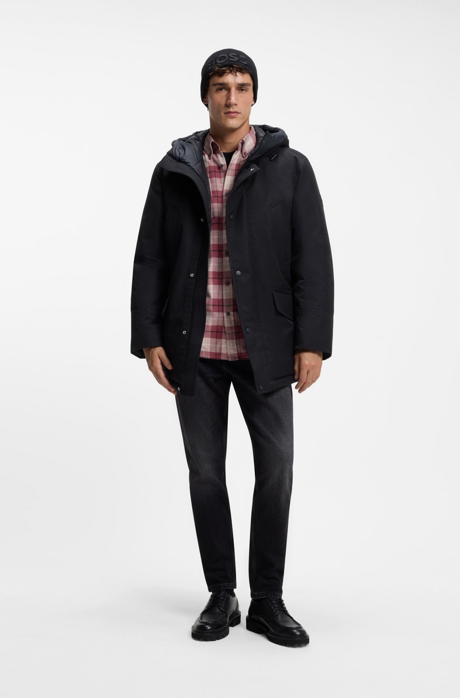 Chemise Rickert en flanelle – HUGO BOSS