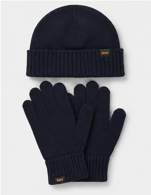 Coffret cadeau gant & bonnet - HUGO BOSS - 50551225 - Hugo Boss