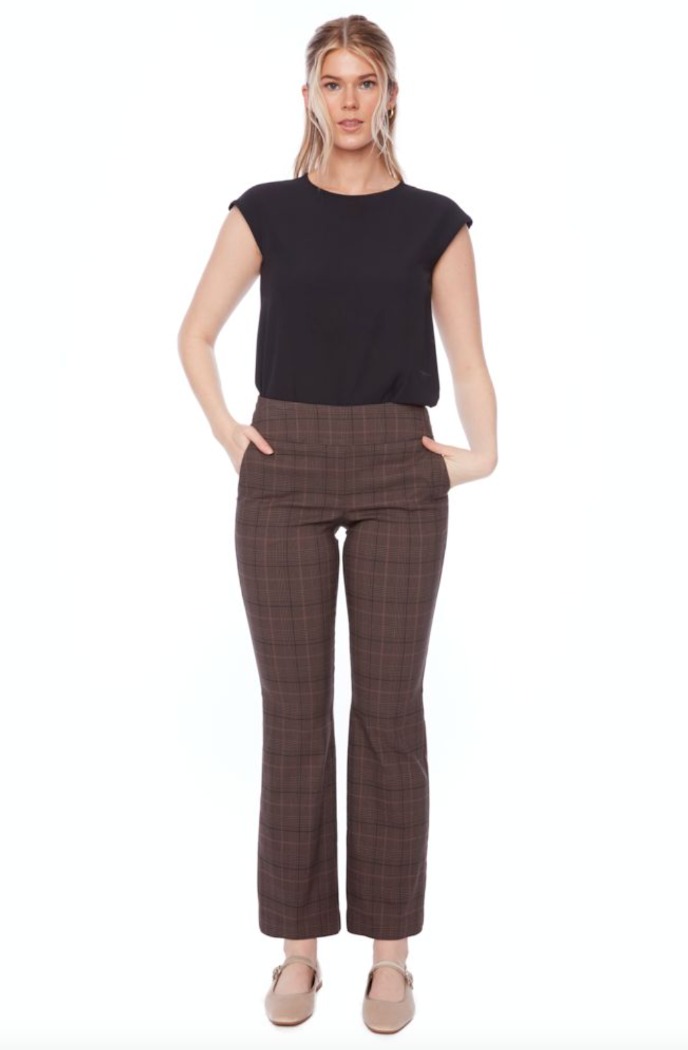 Pantalon à jambe large bootcut - UP - 68231 - UP