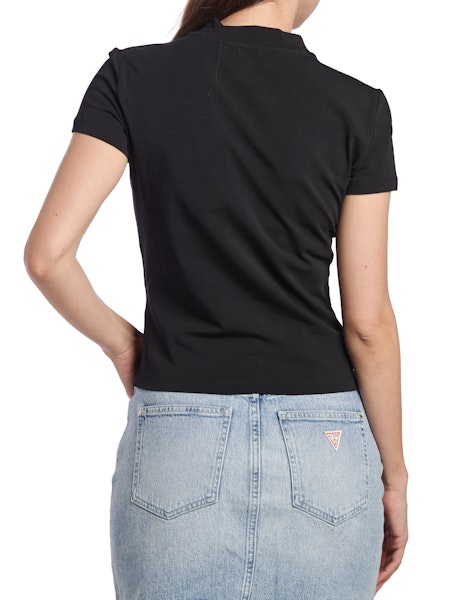 T-shirt col montant 4G – GUESS