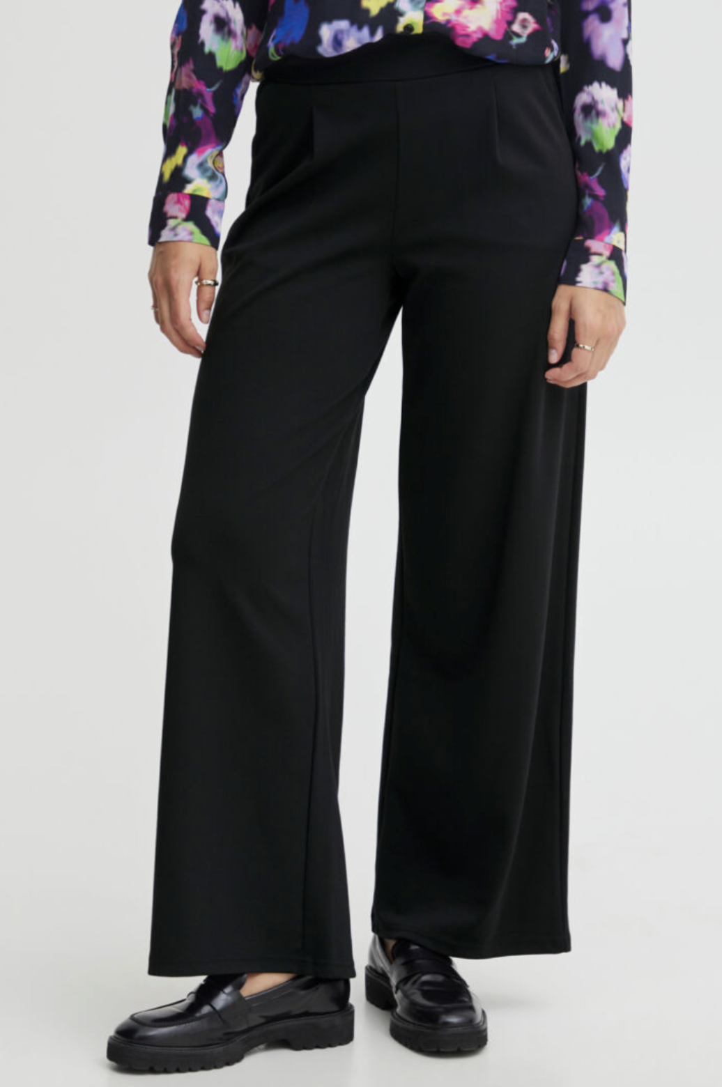 Pantalon Kate long évasé - ICHI - 20118337 - ICHI