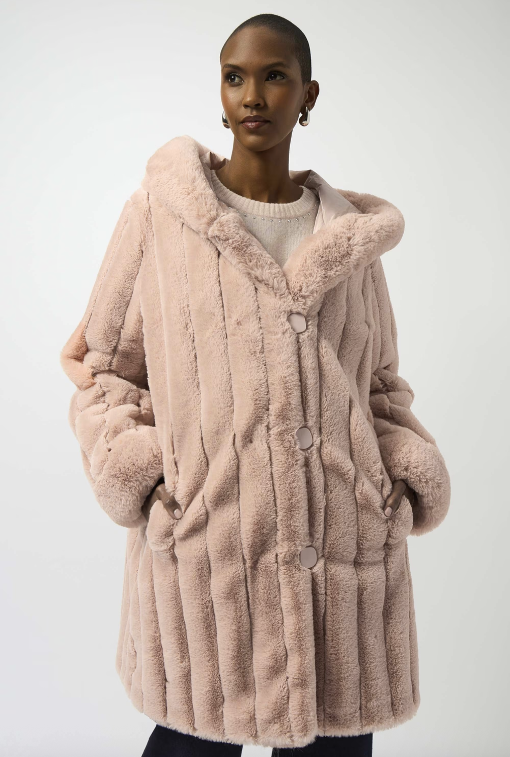 Manteau réversible à col – JOSEPH RIBKOFF - 253926 - Joseph Ribkoff