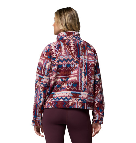 Chandail demi-zip Helvetia II à motif – COLUMBIA