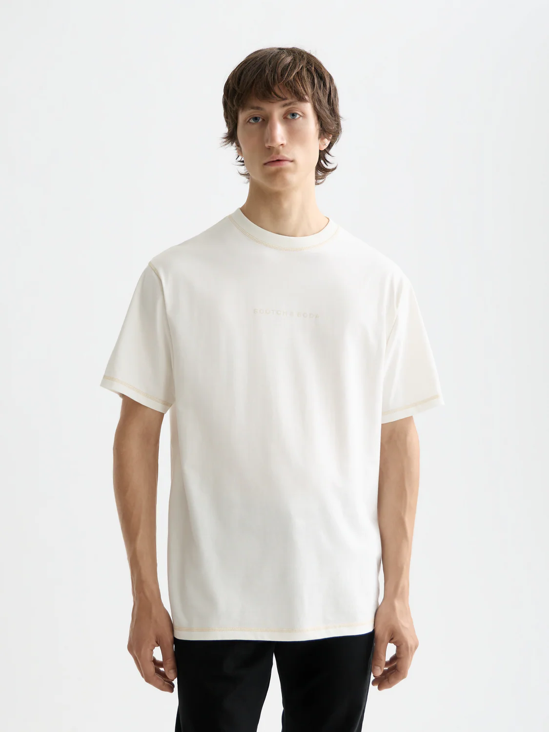 T-shirt essentiel logo – SCOTCH & SODA - 179182 - Scotch & Soda