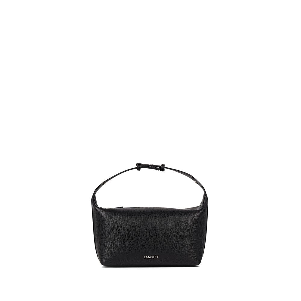 Trousse en cuir vegan Brooklyn - LAMBERT - BROOKLYN-BLACK-PEBR - LAMBERT