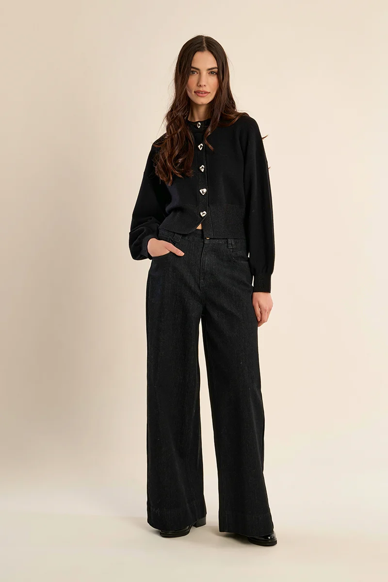 Cardigan à boutons cœur – MOLLY BRACKEN