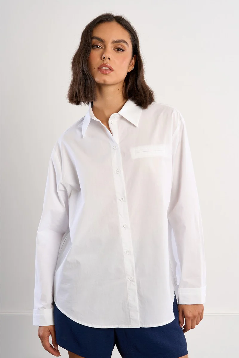 Chemise tissée élégante – MOLLY BRACKEN - TL506EP - Molly Bracken