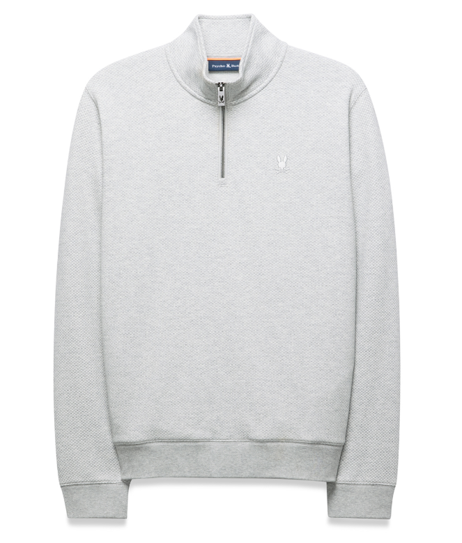 Chandail texturé 1/4 zip Marc – PSYCHO BUNNY - MT0500245 - Psycho Bunny