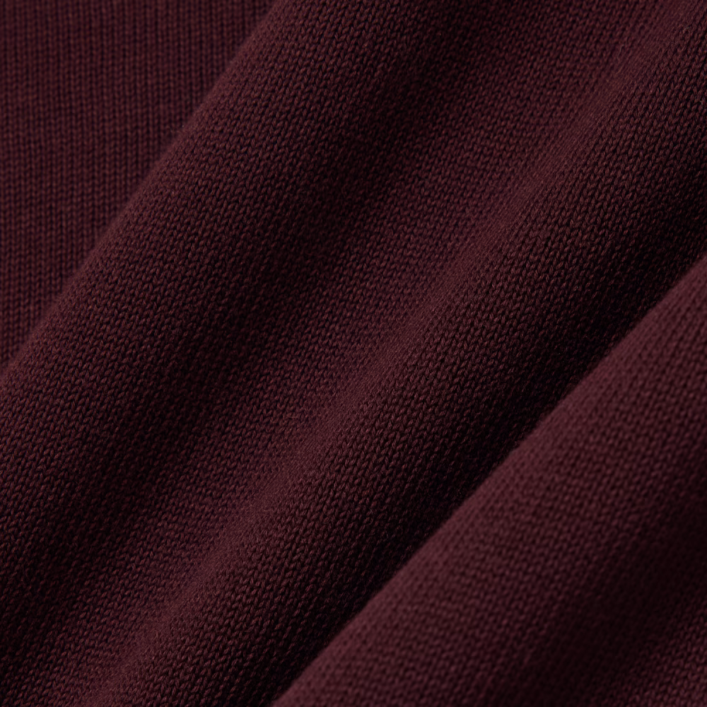 Pull à col rond en coton biologique uni - LACOSTE