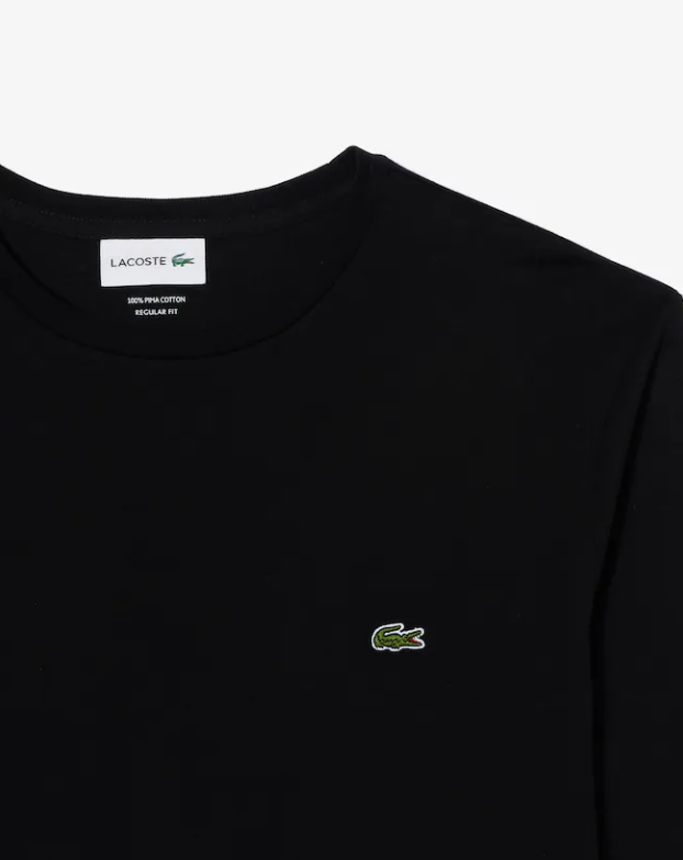  T-shirt col rond à manches longues - LACOSTE