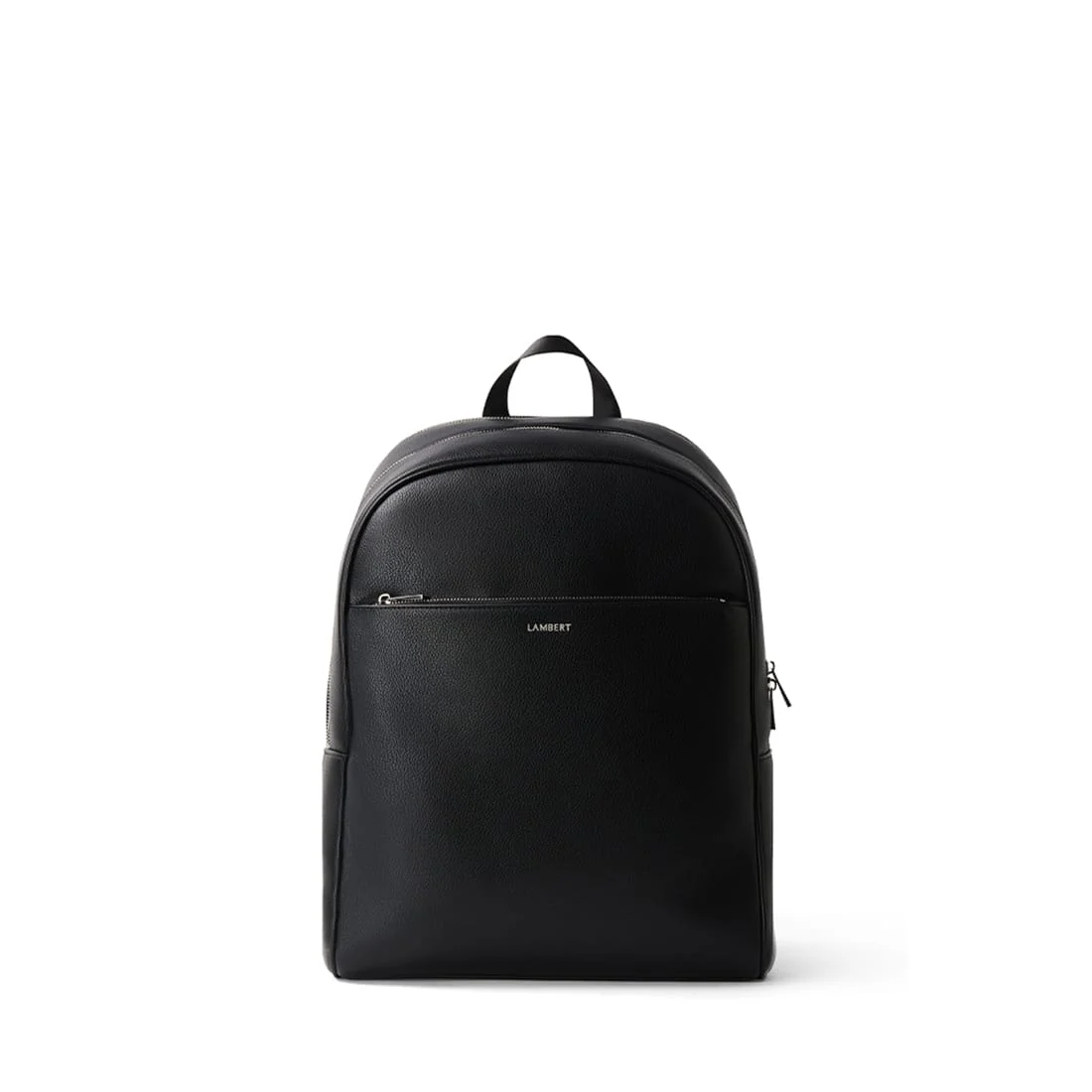 Sac à dos en cuir vegan Emerson – LAMBERT - EMERSON-BLACK-PEBR - LAMBERT