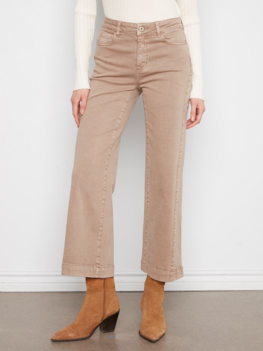 Pantalon twill jambe large – CHARLIE B - C5816 - Charlie B