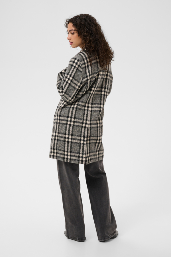 Manteau à carreaux Vibeke – KAFFE