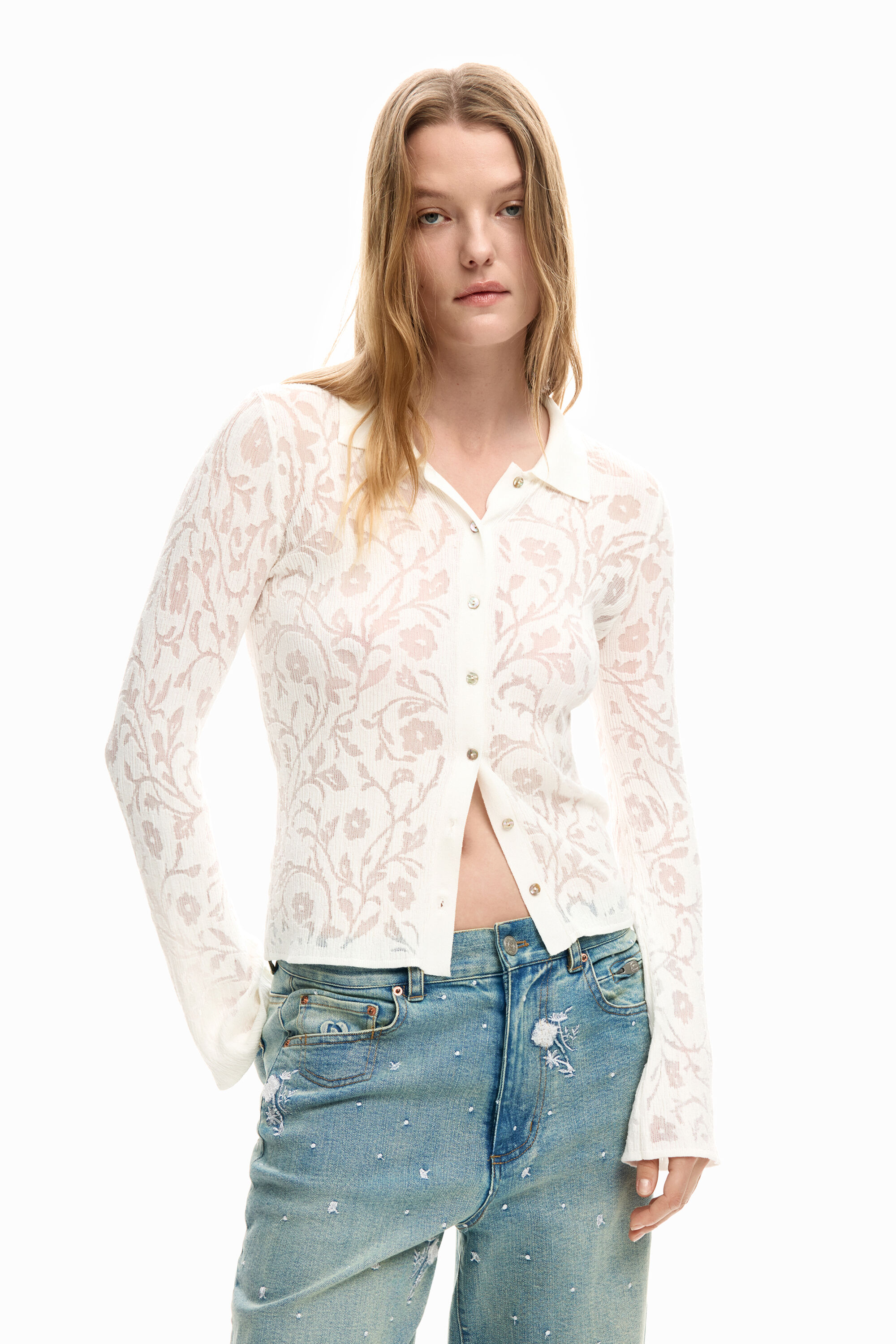Chemisier à manches longues – DESIGUAL - 26SWTF09 - Desigual
