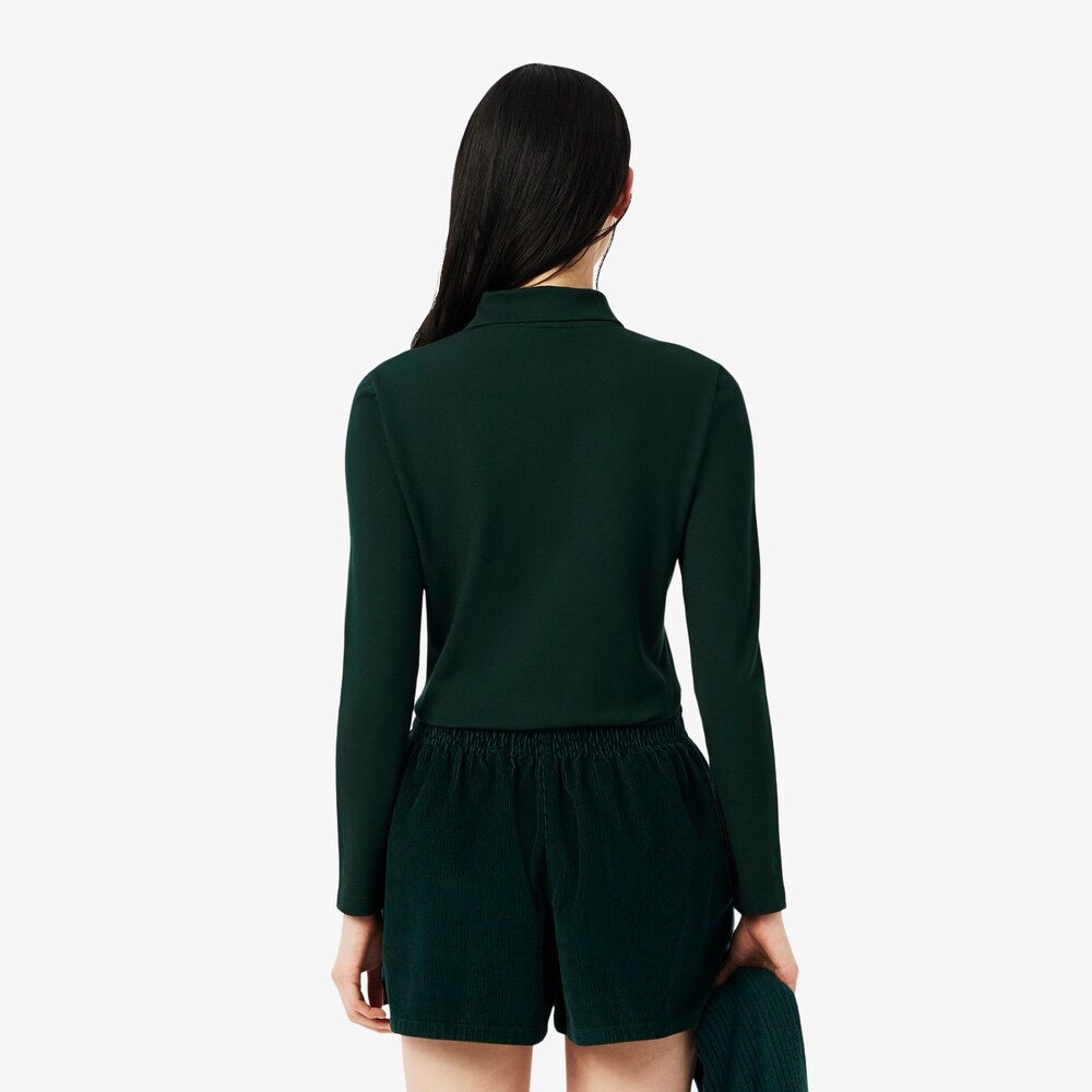 Polo slim fit manches longues - LACOSTE