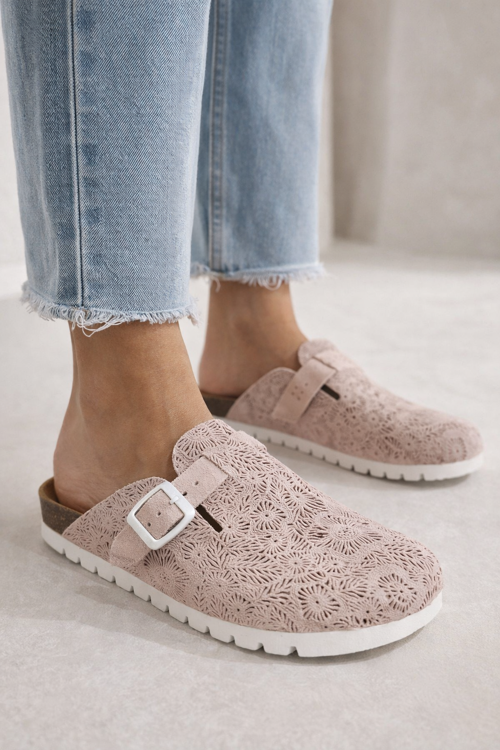 Sandale slip-on en suède Blogg – PLAKTON - 181539 - Plakton
