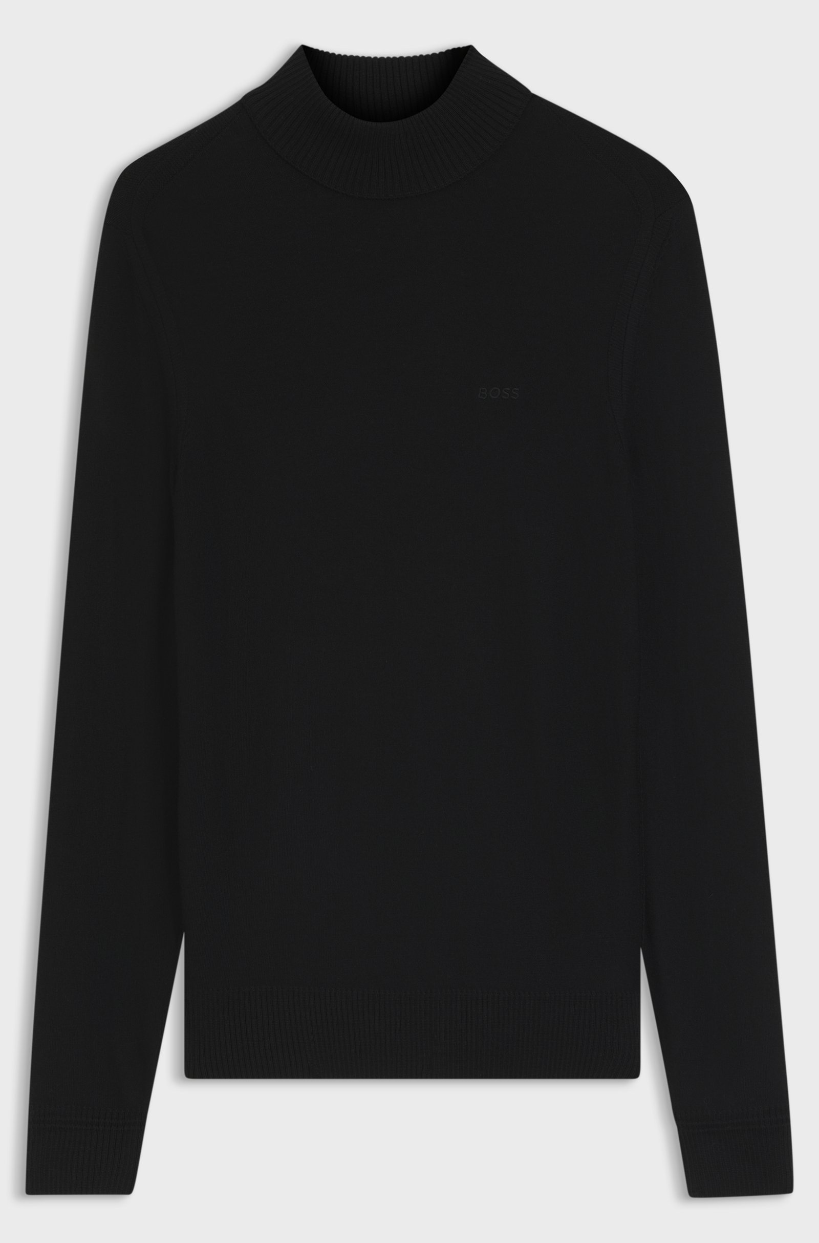 Pull col roulé avec logo – HUGO BOSS
