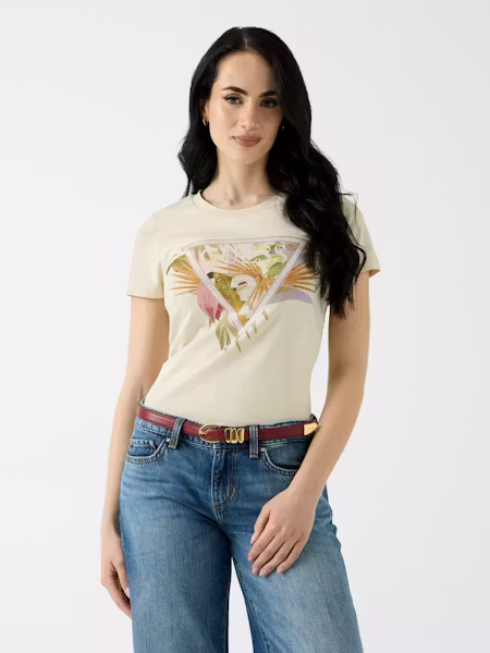 T-shirt Palm Triangle – GUESS - W6YI26K4345 - Guess