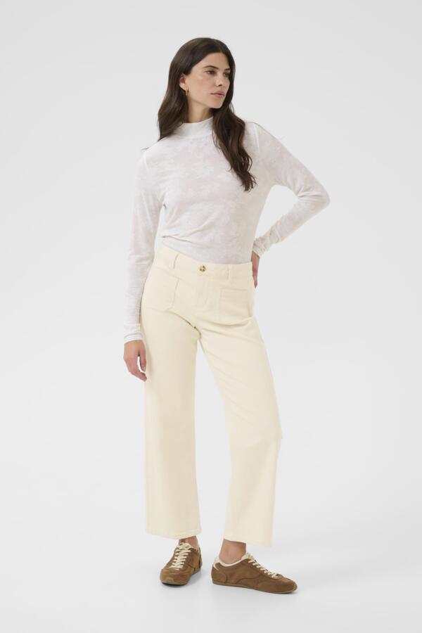 Jean Natalia en tissu sergé – CREAM