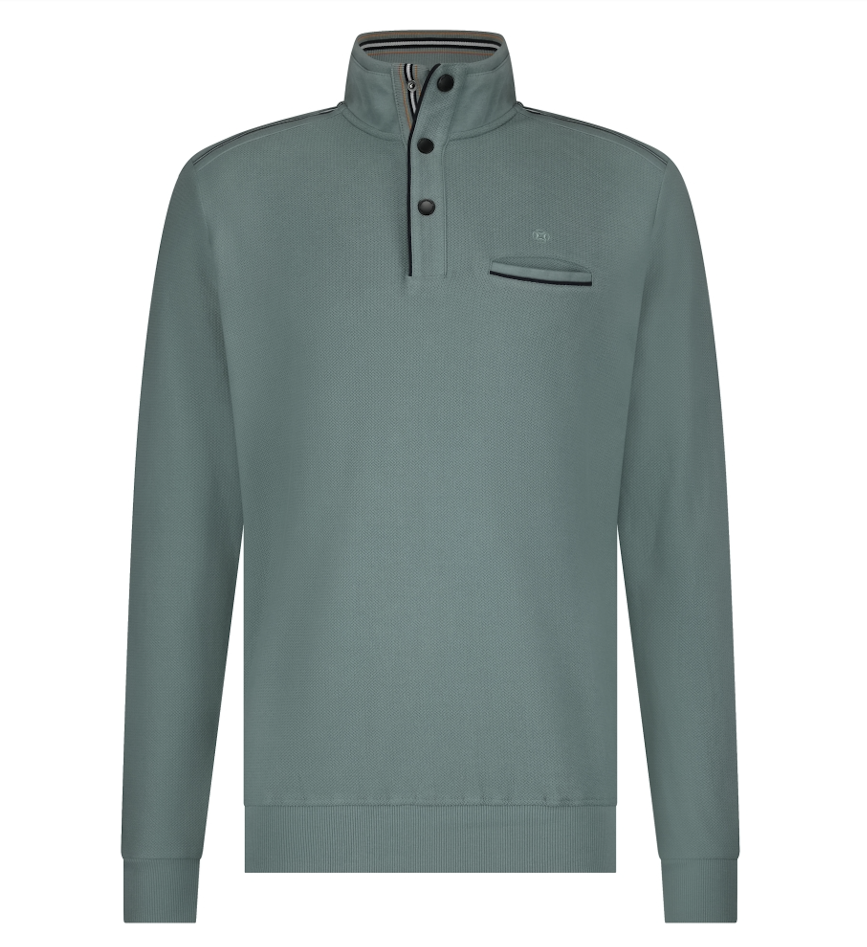 Pull 1/2 zip jacquard - FELLOWS UNITED - 51.2611 - Fellows United
