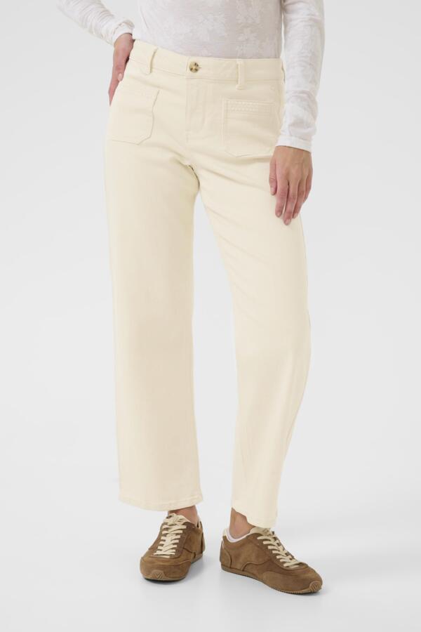 Jean Natalia en tissu sergé – CREAM - 10614693 - CREAM