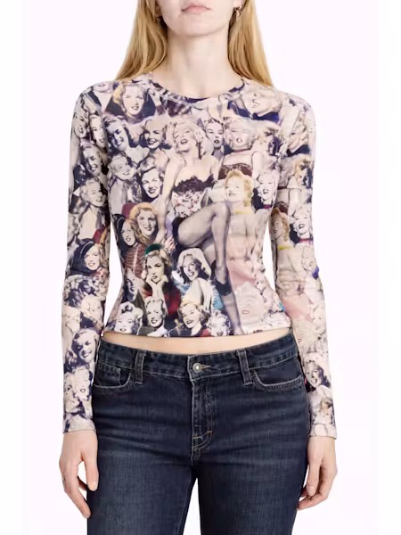 Chandail imprimé Marilyn – GUESS - W6BP49K7177 - Guess