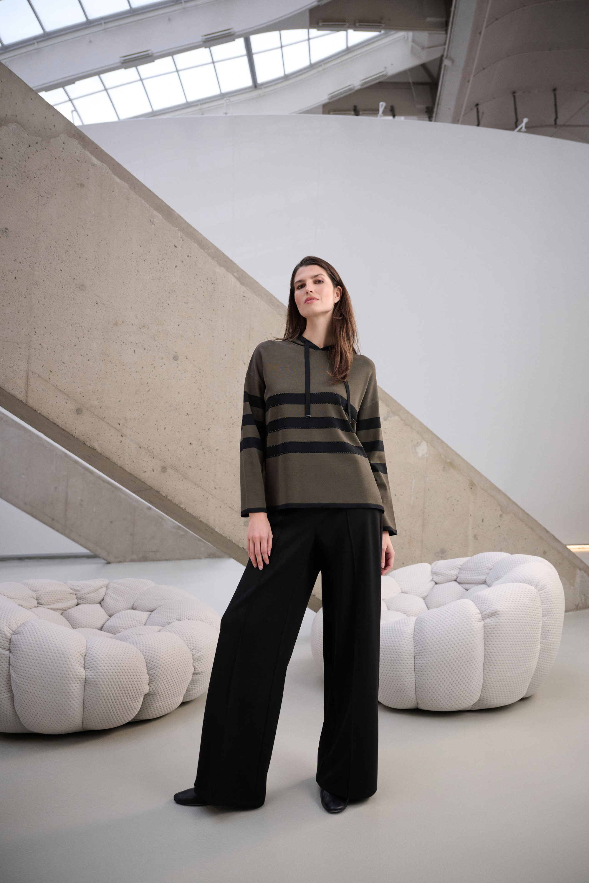 Pantalon large en scuba – JOSEPH RIBKOFF