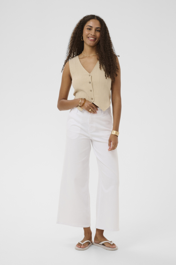Veston sans manches Alva – CREAM