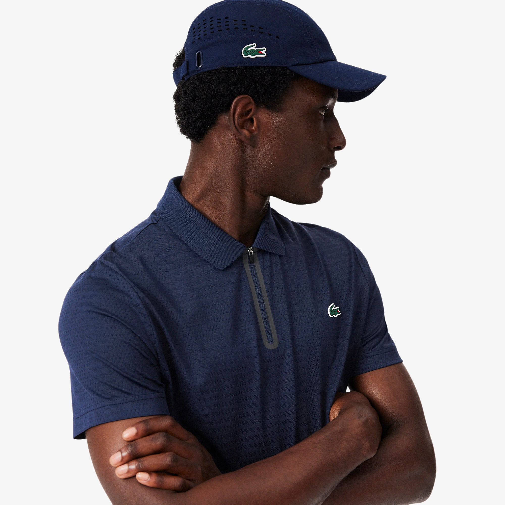 Polo tennis en jersey alvéolé ultra dry - LACOSTE