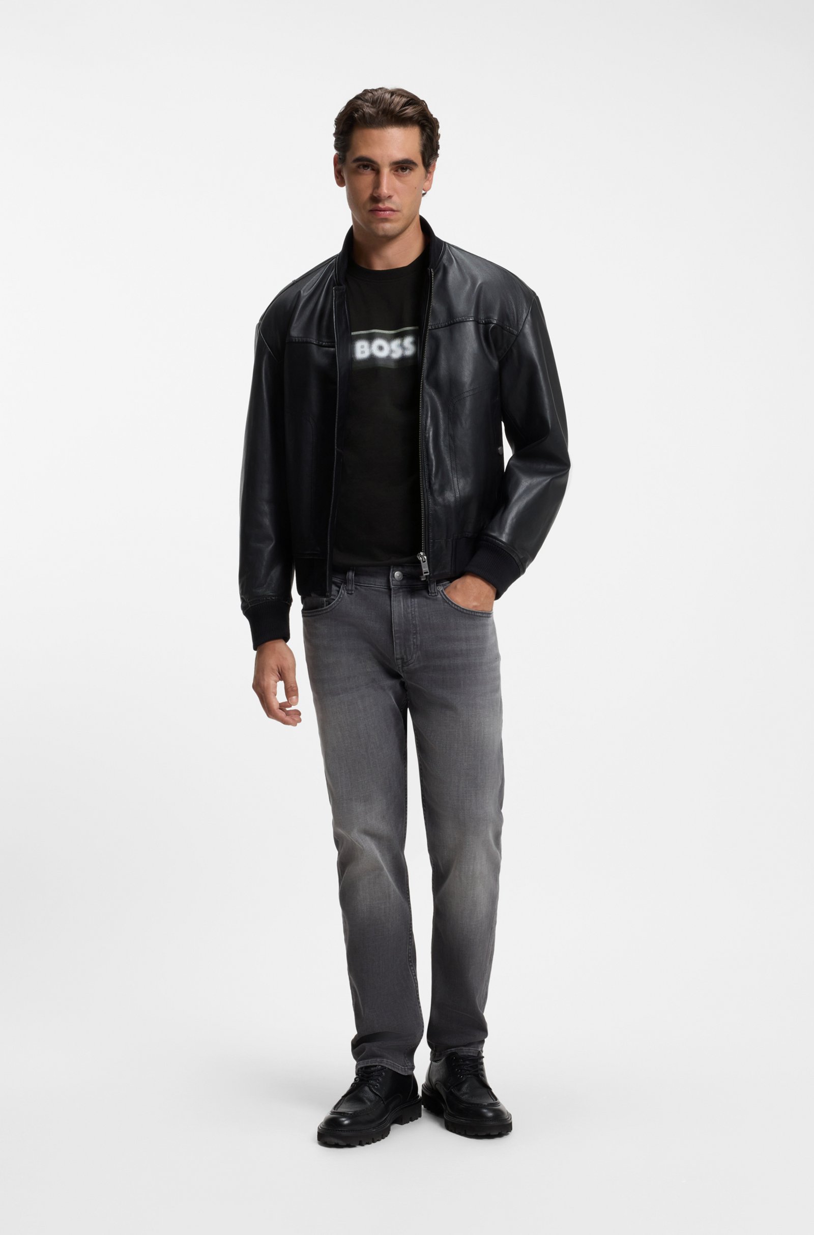 T-shirt en jersey Te_Effect – HUGO BOS
