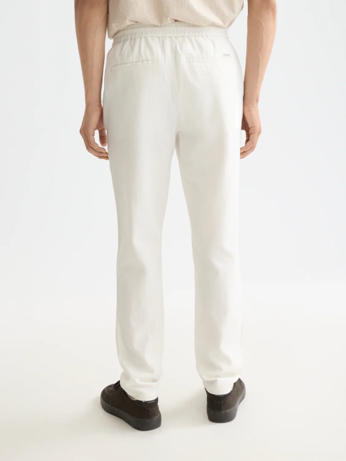 Jogger Warren en twill coton-lin – SCOTCH & SODA